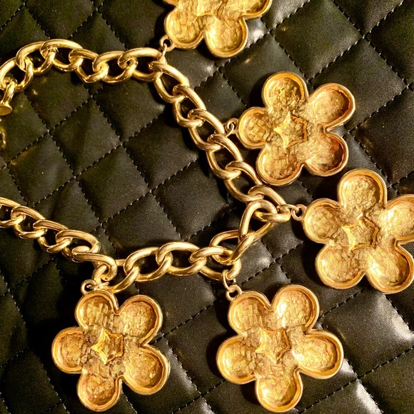 Vintage Escada Enamel flowers Necklace - Picture 6 of 8